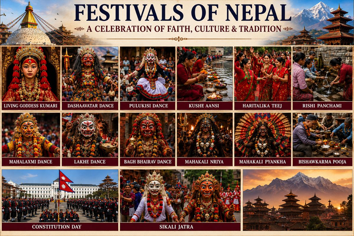 Festivals of Nepal: Living Traditions, Sacred Rituals, and Cultural Performances