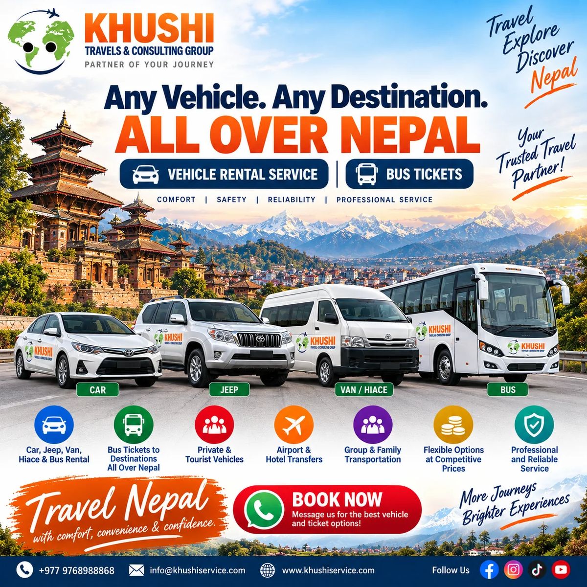 Vehicle rental Service