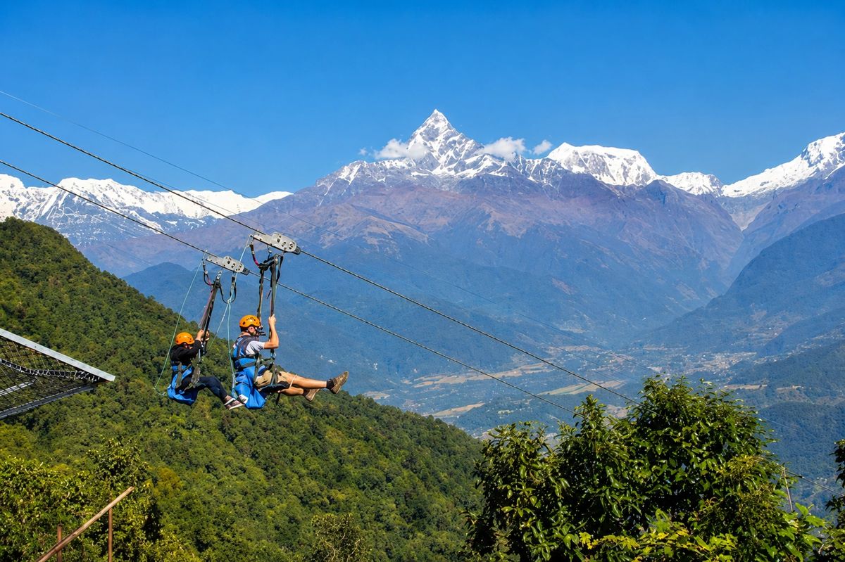 Pokhara Thrilling Zipline Day Tour
