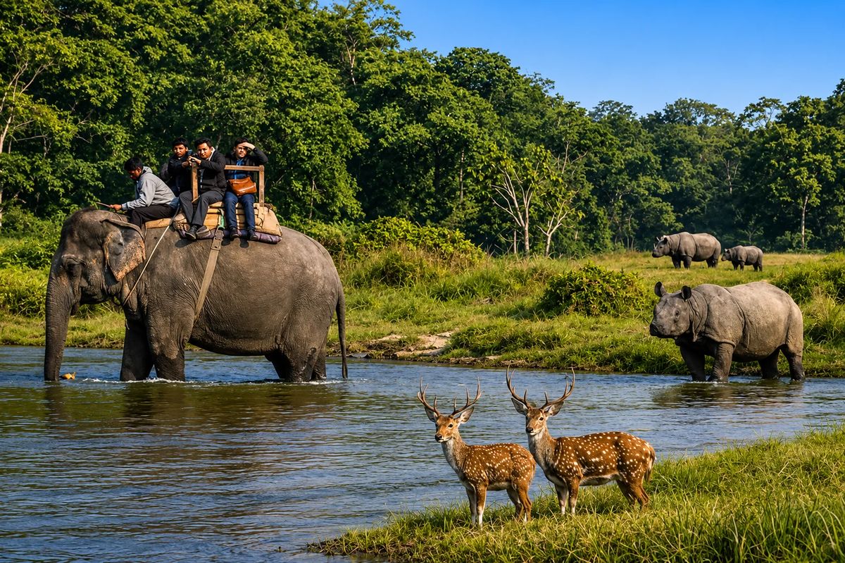 Ultimate Nepal Adventure Tour Package – Bungy Jumping, Rafting, Paragliding & Safari photo 3