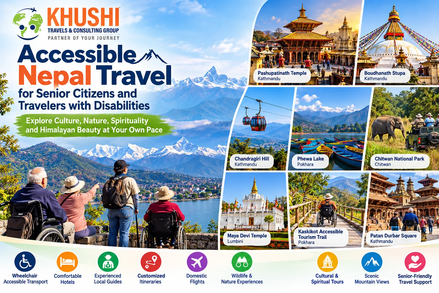 Accessible Nepal Travel for Senior Citizens & Disabled Travelers | Best Destinations & Itinerary