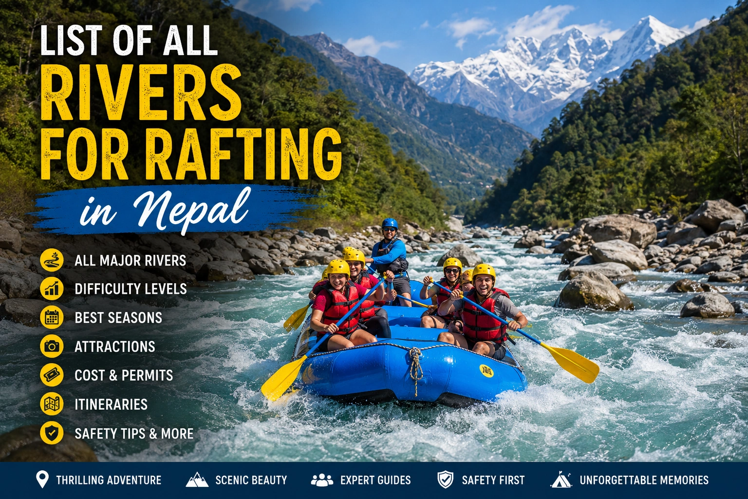 List Of All Rivers For Rafting In Nepal