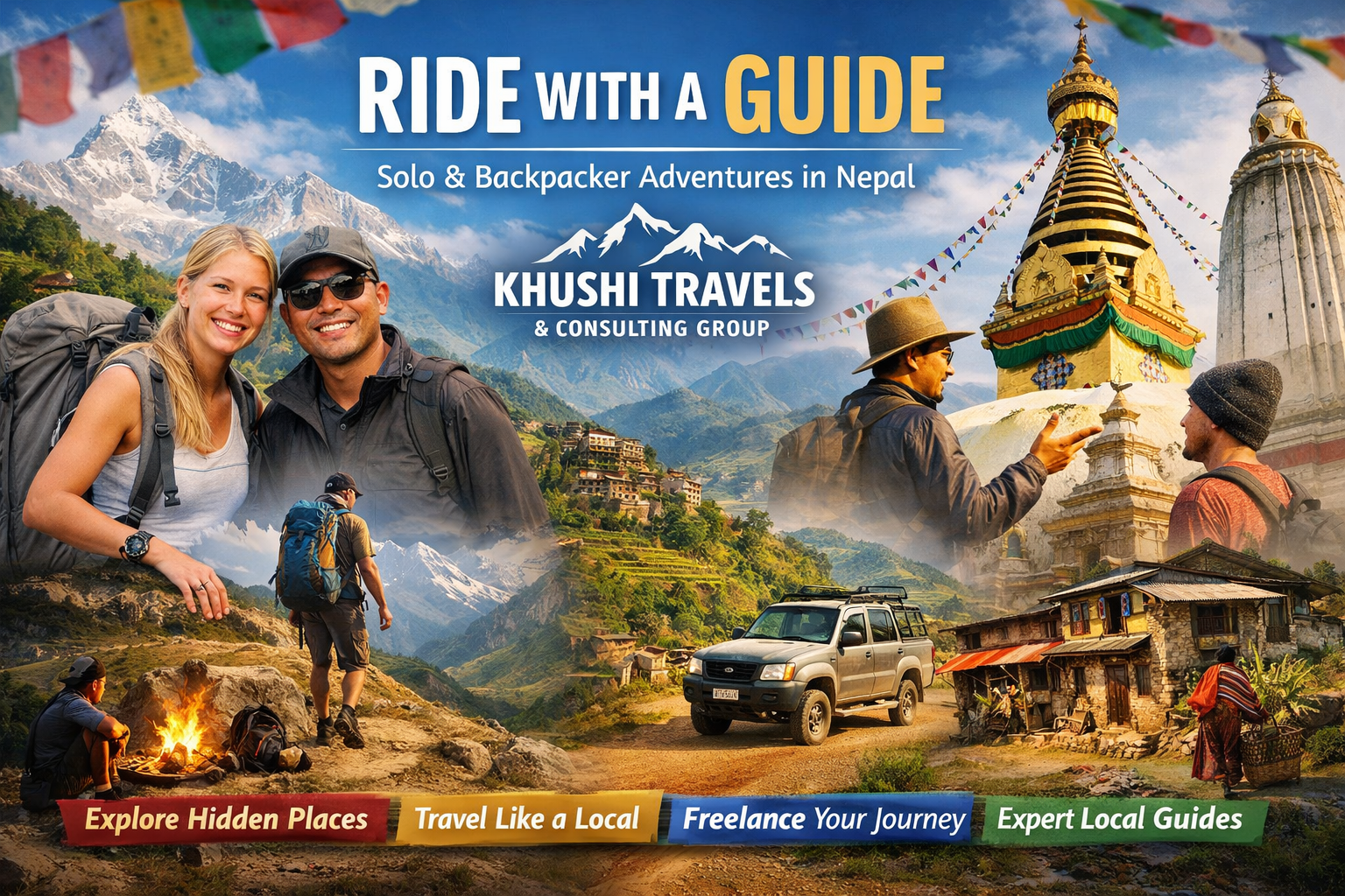 Ride with a Guide : Explore Nepal with Freedom and Local Expertise