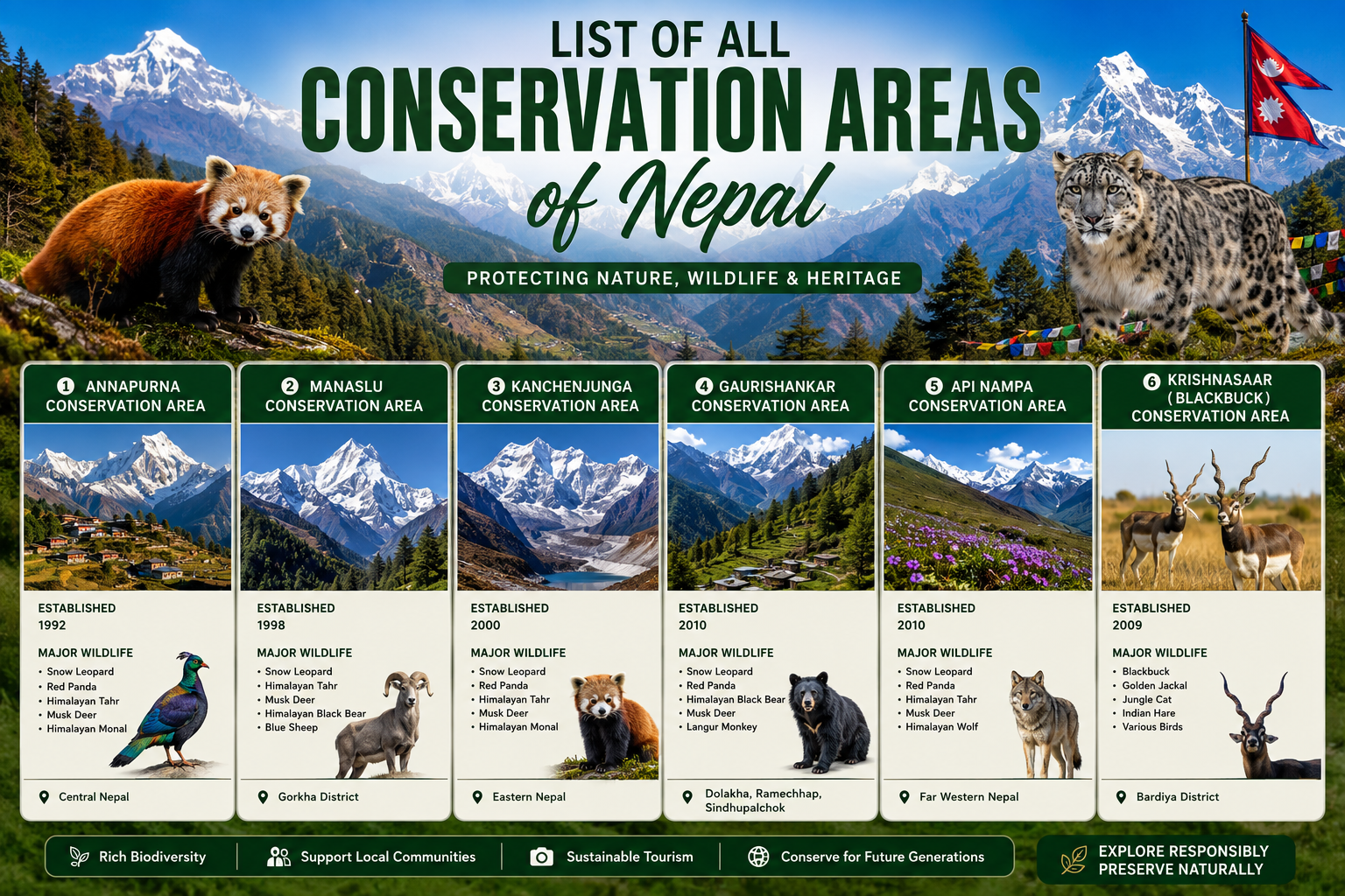 List Of All Conservation Area Of Nepal